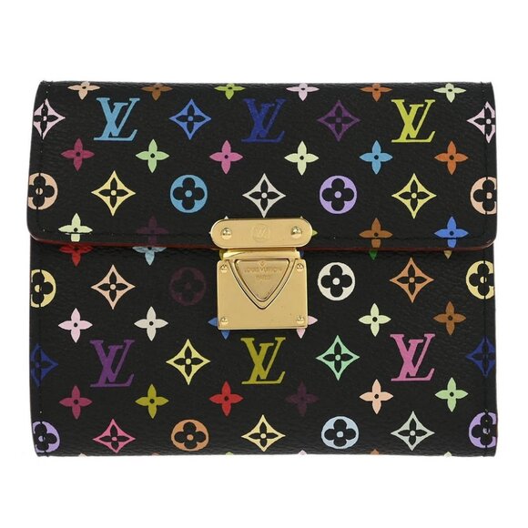 Louis Vuitton Black Multicolor Portefeuille Koala Wallet M58015 TH0075 186879 - Picture 1 of 7